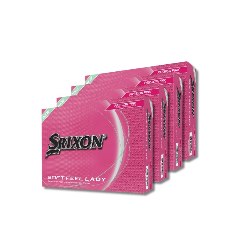 Srixon Soft Feel Lady Passion Pink - 4 Pack