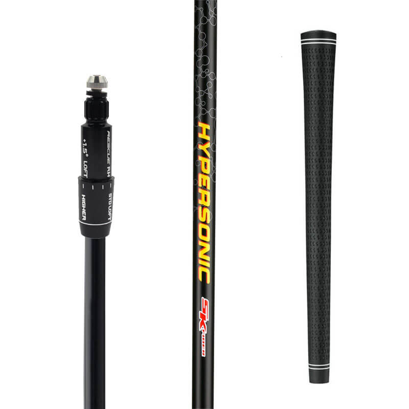 Skaft til TaylorMade RBZ Stage 2 TP Hybrid - #3 Grafit Stiff Flex (Golfskafter) - Inkl. Adapter, skaft, grip