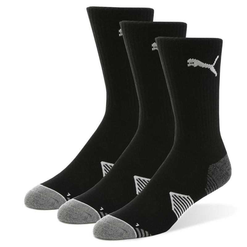 Puma Essential Crew Cut 3Pack - Puma Black