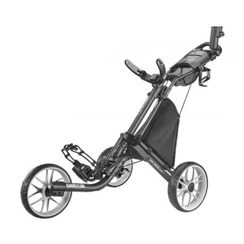 Caddytek EZ TOUR Quickfold Golfvogn med 3 Hjul - Mørkegrå