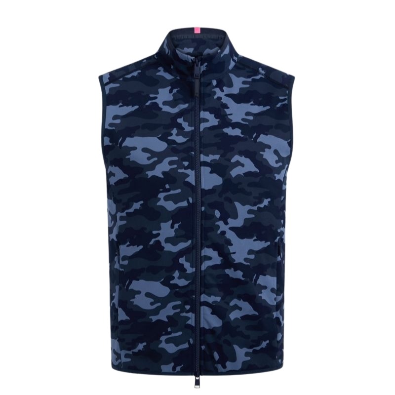 G/FORE Tech French Terry Full Zip Vest - Twilight/Camo