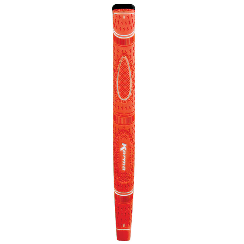 Karma Dual Touch Midsize Orange Paddle Putter Golf Grips