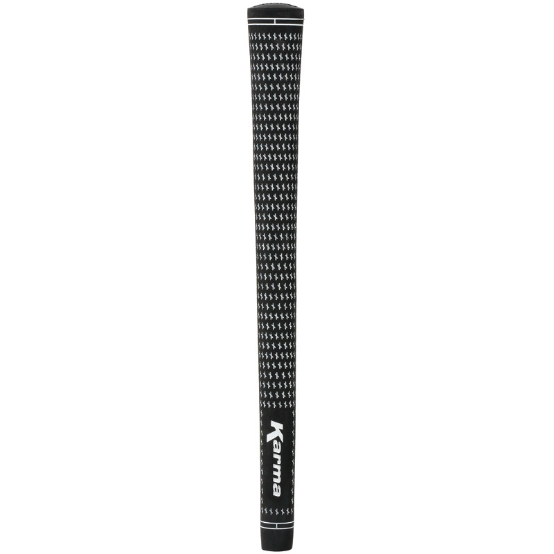 Karma Black/White Velvet Midsize Golf Grips