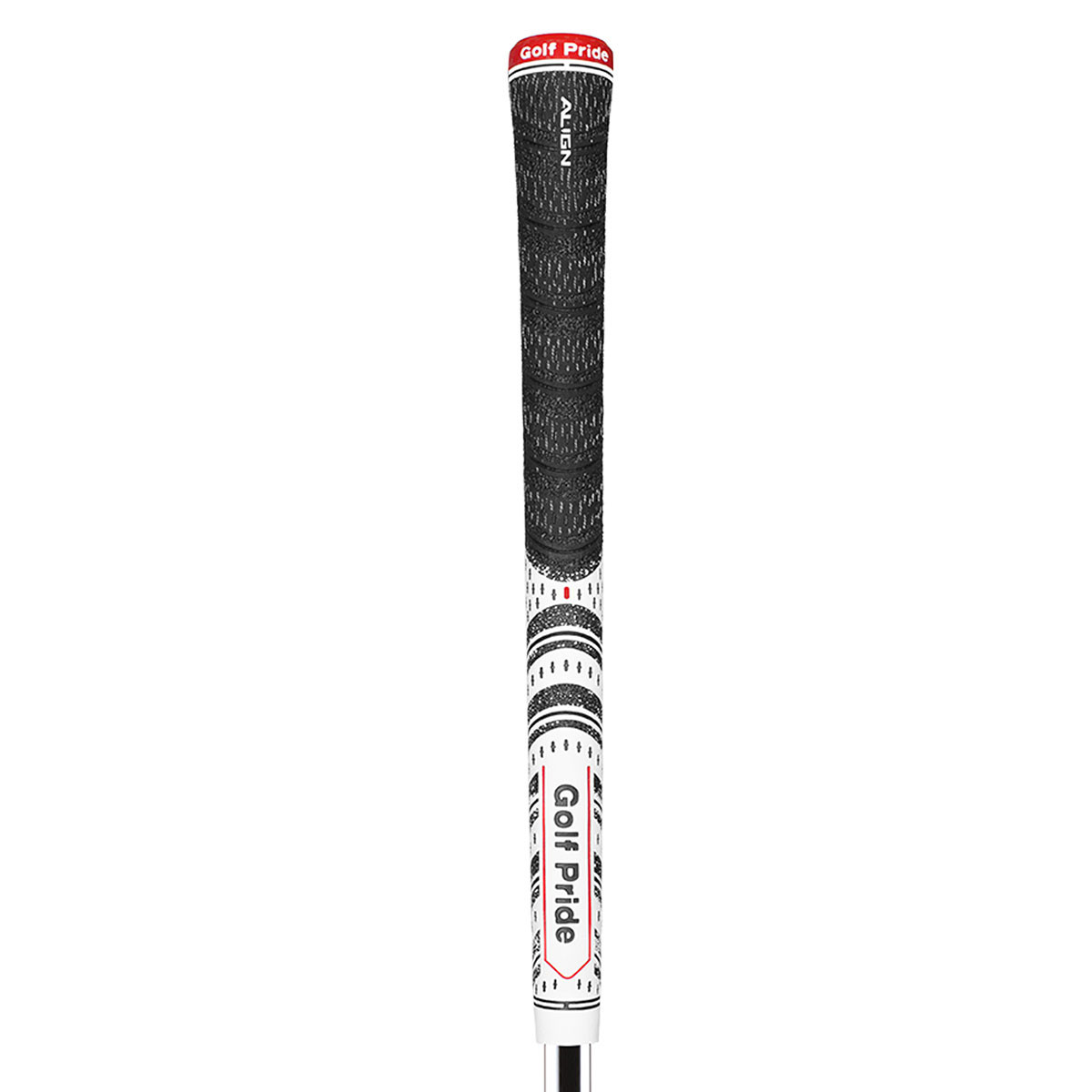 Golf Pride New Decade MultiCompound ALIGN Midsize White Ribbed Golf Grips
