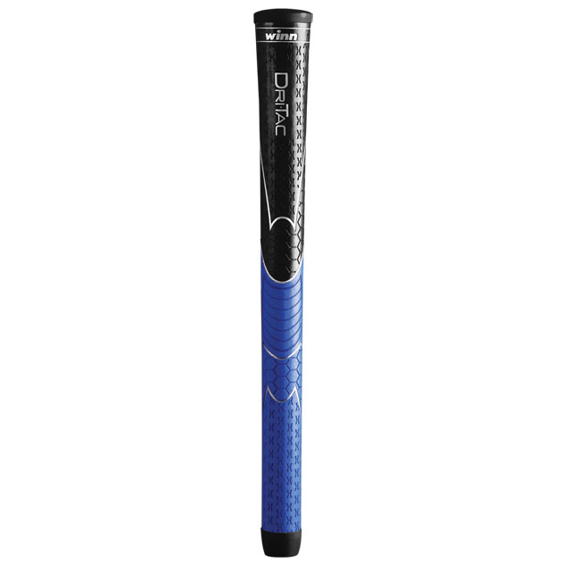 Winn DriTac Midsize Black/Blue Golf Grips
